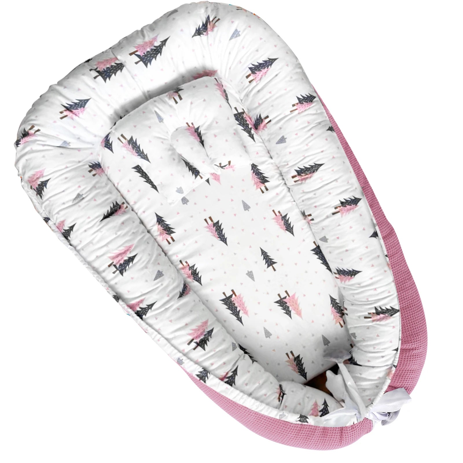 Multifunctional Cuddly Nest Baby Nest Cocoon For Babies And Infants, Travel Cot, 100% Cotton,Anti-Allergic, Padded Easy To Carry